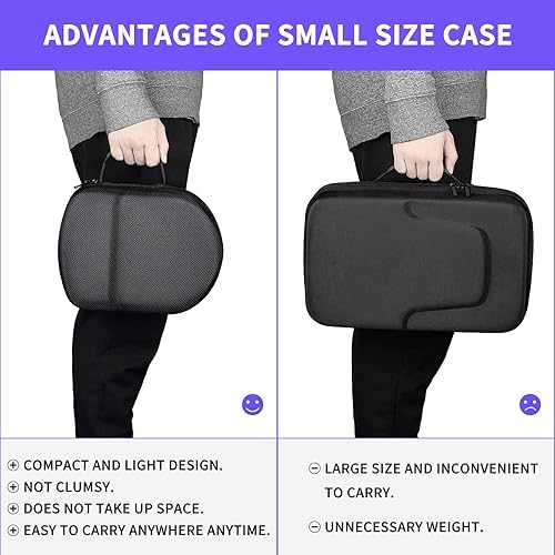 Miniatura 6 de YINKE Funda para Oculus Quest 2 con correa Elite, funda protectora de viaje, bolsa de almacenamiento