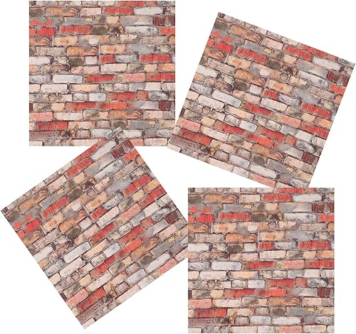 ABOOFAN Azulejos en miniatura 4 piezas de azulejos simulados Casa de muñecas Decoración en miniatura y accesorios en miniatura Azulejo de casa de