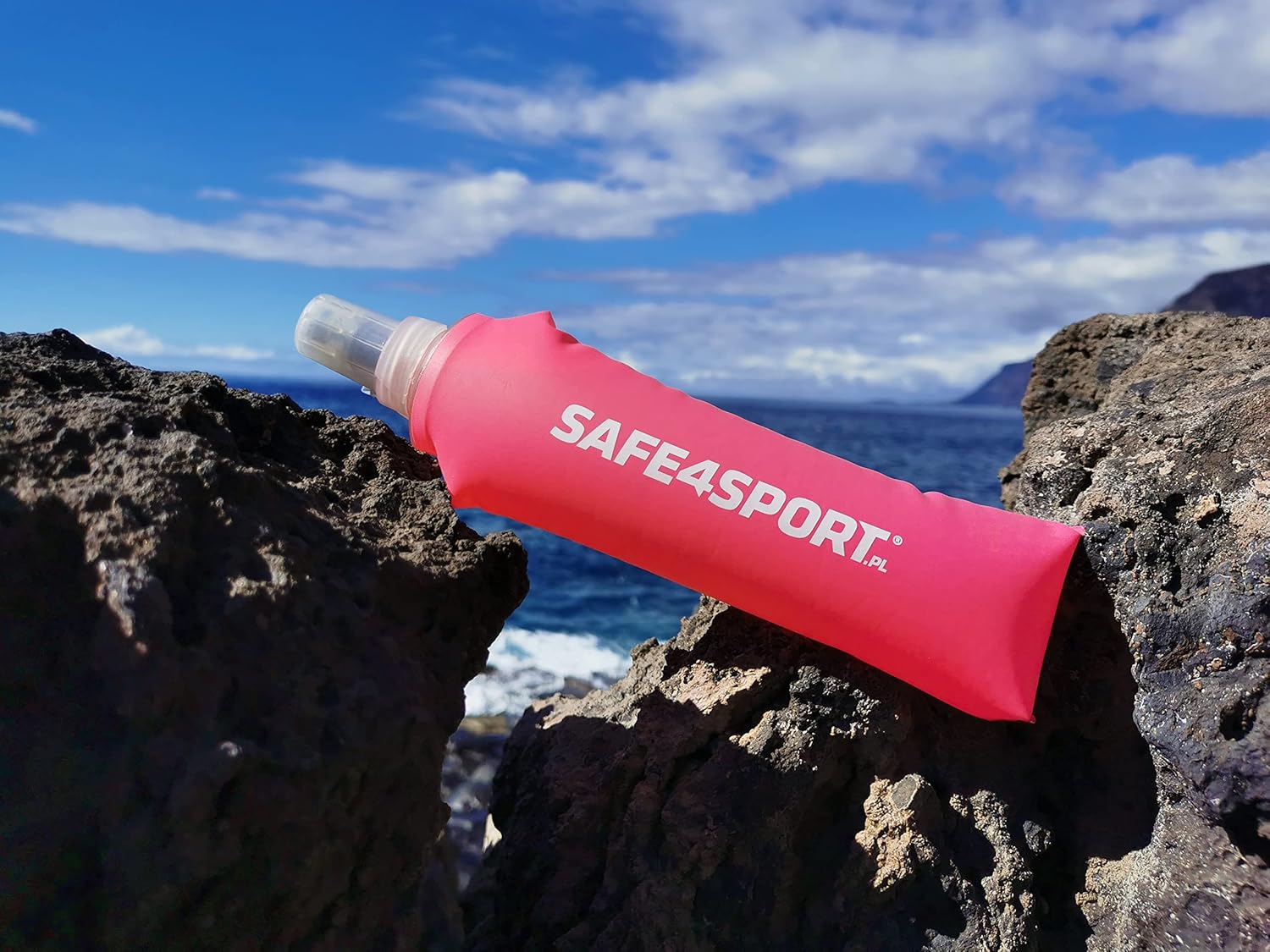 Safe4sport Rose, Soft Flask Water Bottle 500 ml Unisex Adult