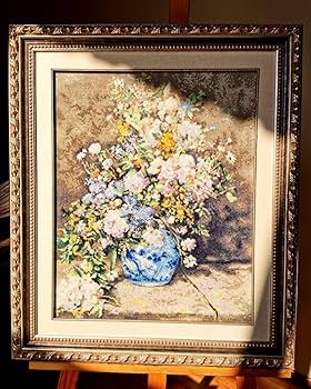 極美品✨DIANA レース フラットパンプス 絵画シリーズ ルノワール 春の花束 ダイアナ“絵画”パンプスに新作、ミュシャ「花を持つ女性」や
