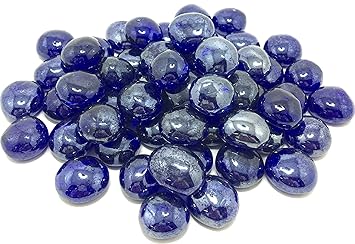 DRDEKORSTOKS Decorative Stones for Home Decor (Dark Blue Chapta, 950g)