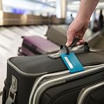 Travelon Set of 2 Luggage Tags, Neon Yellow, One Size