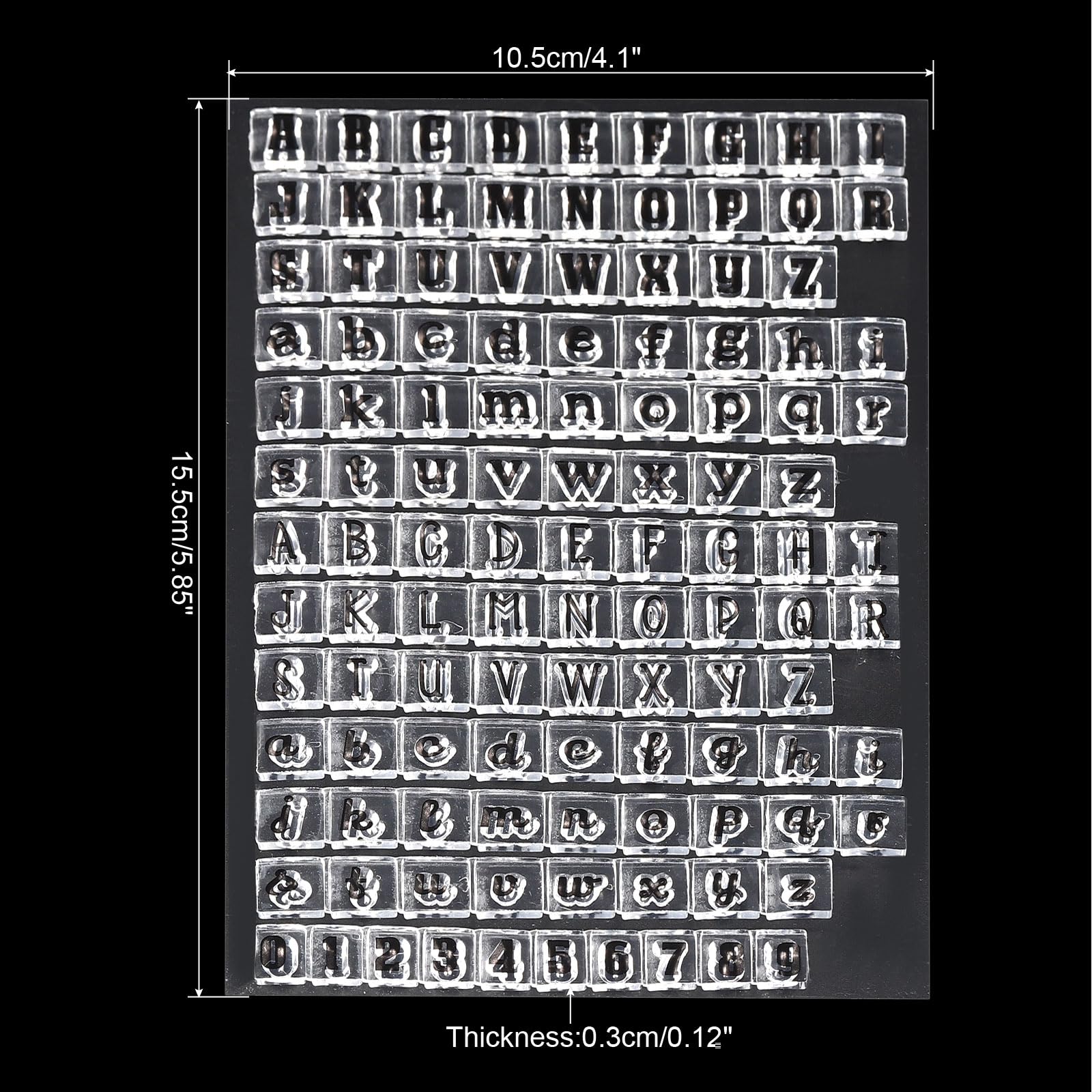 PATIKIL Transparent Silicone Stamps - Image 2
