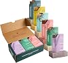 Crate 61 Organics Best Selling Soap, Box of 6, 100% Vegan, Cold Process, Solid Soap, Scented with High Quality Essential Oils & Natural Fragrance, Unisex, Face & Body Use, 6 x 110g4oz