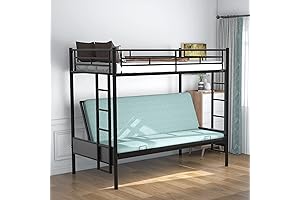 BOVZA Twin Over Futon/Full Bunk Bed: The Ultimate Space-Saving Solution