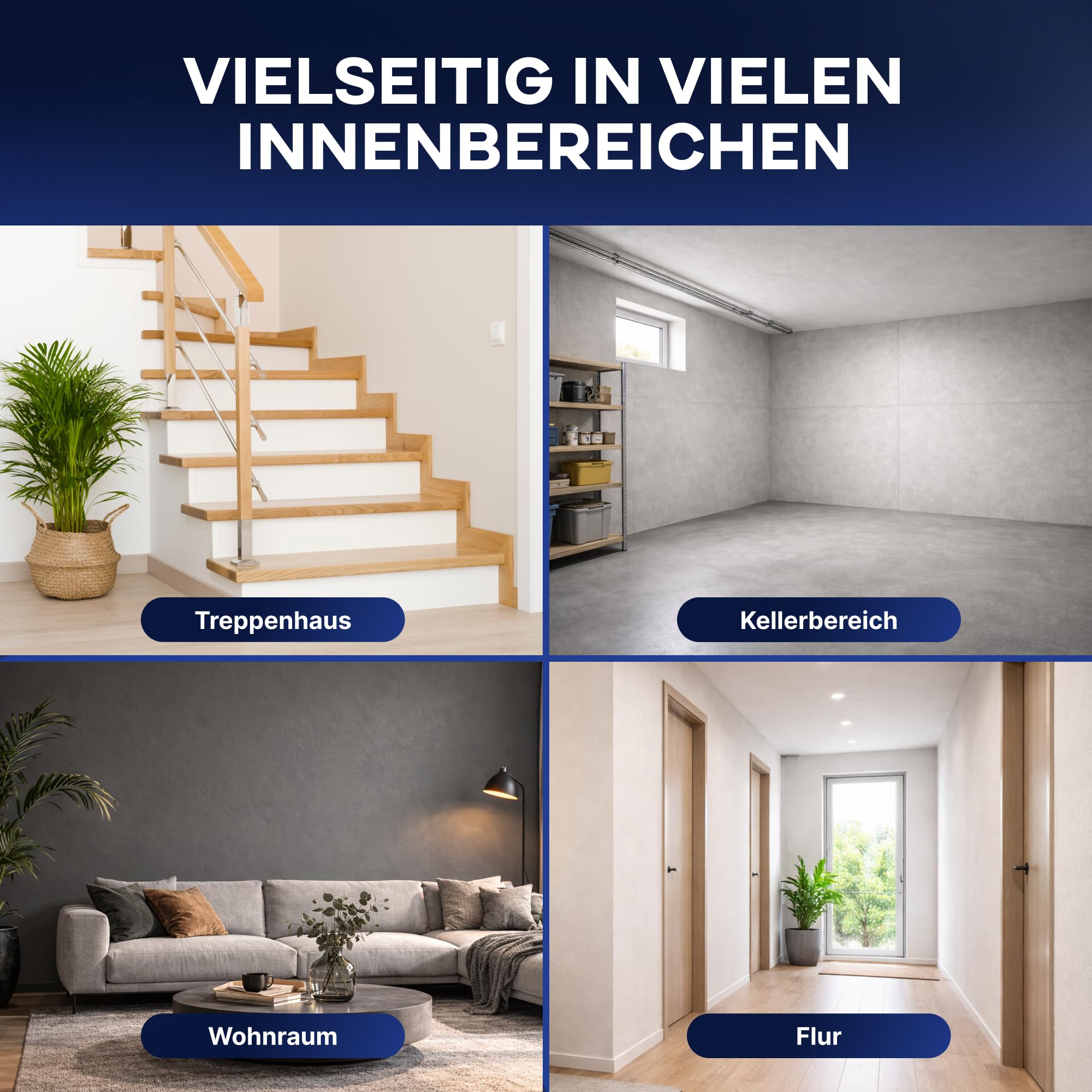 Plid Fassadenfarbe Weiss Außen 5L Wetter UV Beständig Mauerwerk Beton Kellerwand Sockelfarbe Made in Germany