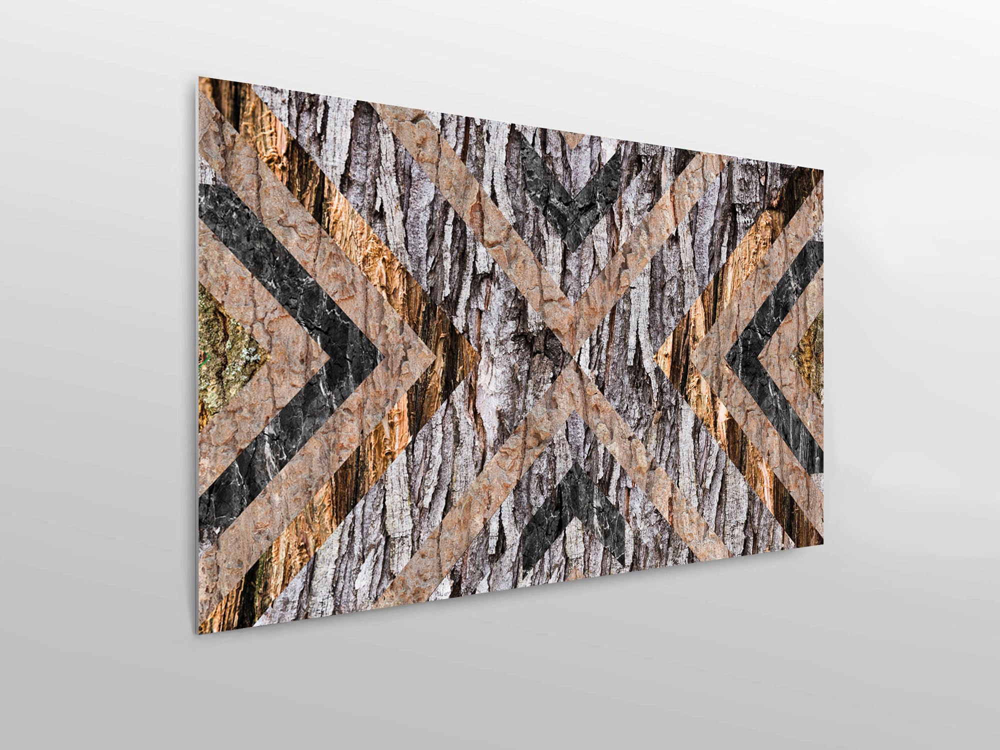 Oedim Cabecero Cama PVC Imitacion Madera Arbol | 150x60cm | Cabecero Original y Económico