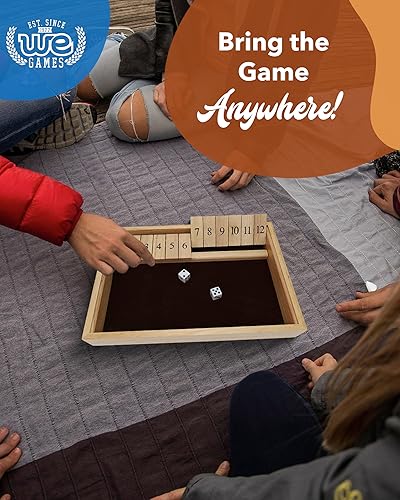 Miniatura 8 de WE Games juego de madera Shut the Box con 12 números
