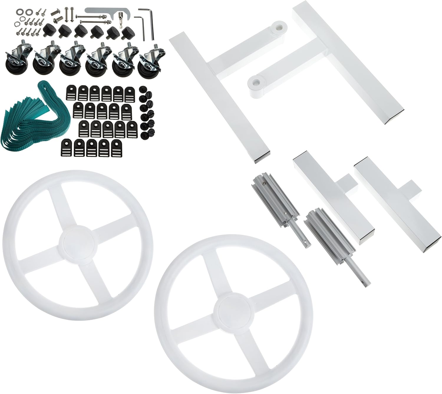 GLI 55-0000MS-BK Monsoon Base Kit Pool Covers with Casters