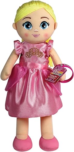 Love Diana - Muñeca de princesa rosa, felpa, 15 pulgadas