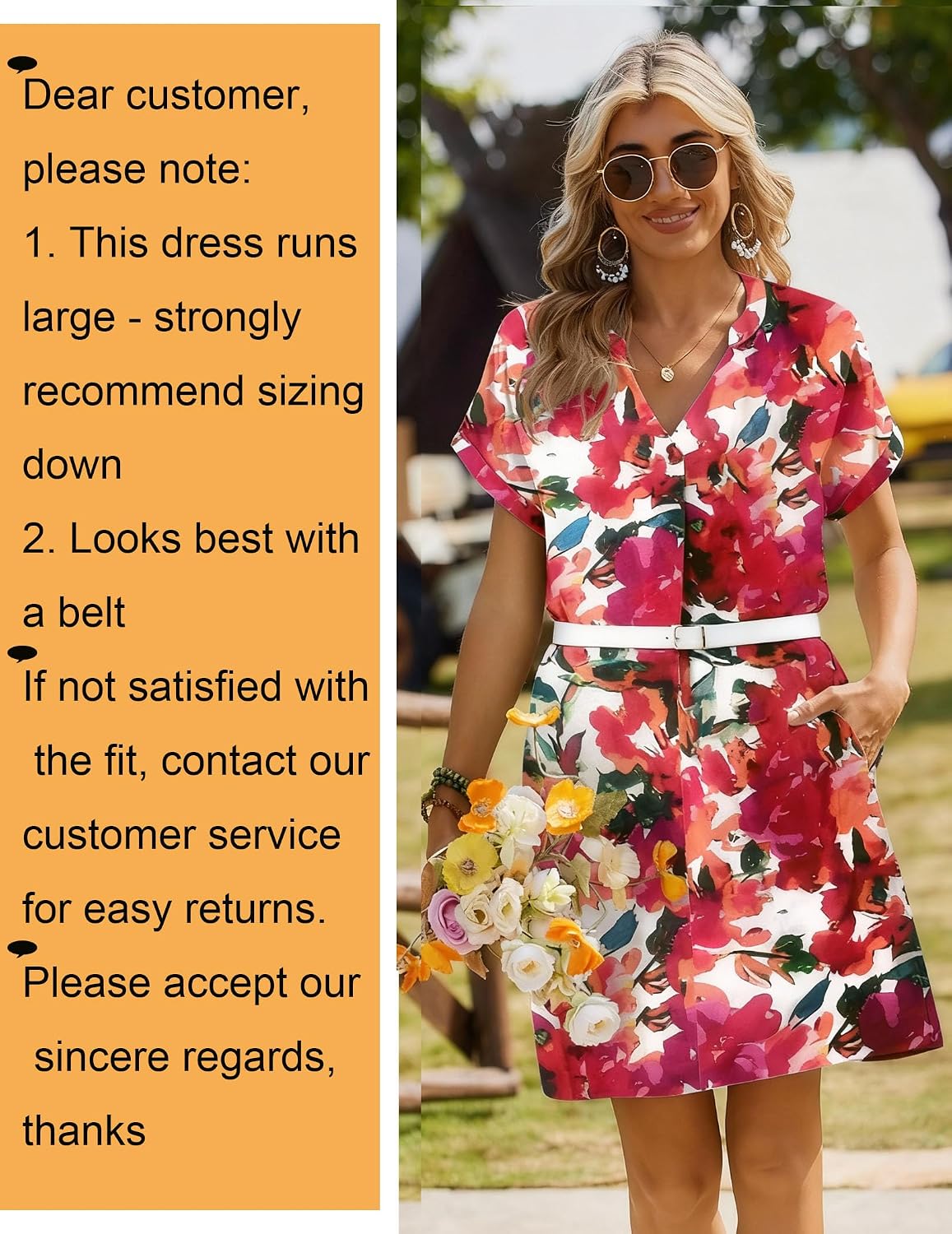 Zeagoo Summer Dresses for Women Short Sleeve Shift Dress V Neck Casual Mini Beach Vacation Boho Sundress with Pockets