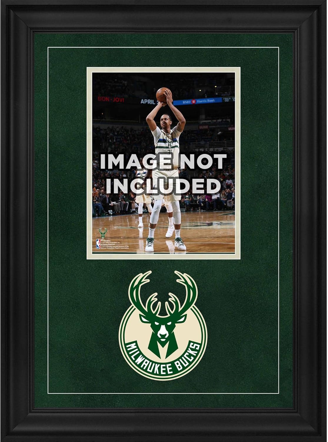 Milwaukee Bucks Deluxe 8" x 10" Vertical Photograph Frame with Team Logo - Basketball Other Display Cases