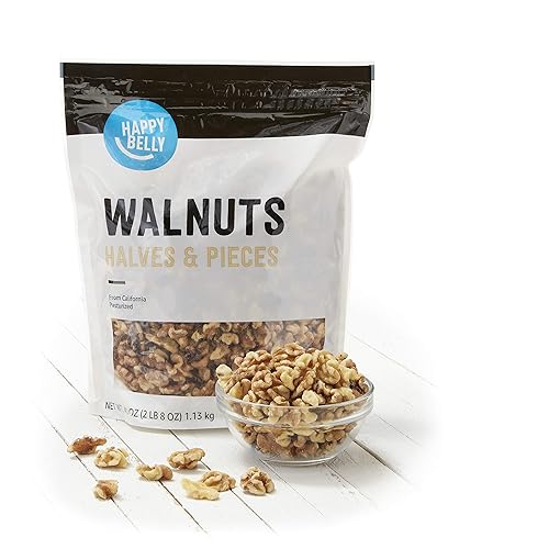 Miniatura 5 de Happy Belly California Nueces mitades y trozos 40onzas