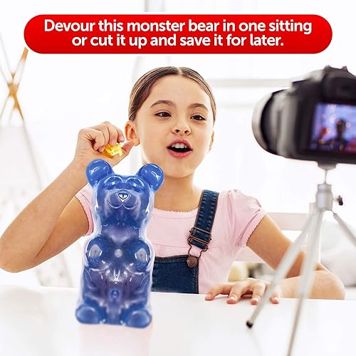 Miniatura 5 de El osito de goma original más grande del mundo - 5 libras - Frambuesa azul