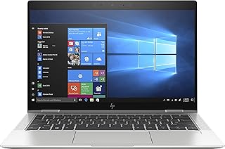 HP EliteBook x360 1030 G3 (13.3 inch) Notebook PC Core i5 (8265U) 1.6GHz 16GB 512GB SSD WLAN LTE BT Windows 10 Pro with Free Windows 11 Upgrade (UHD Graphics 620) (Renewed), Silver