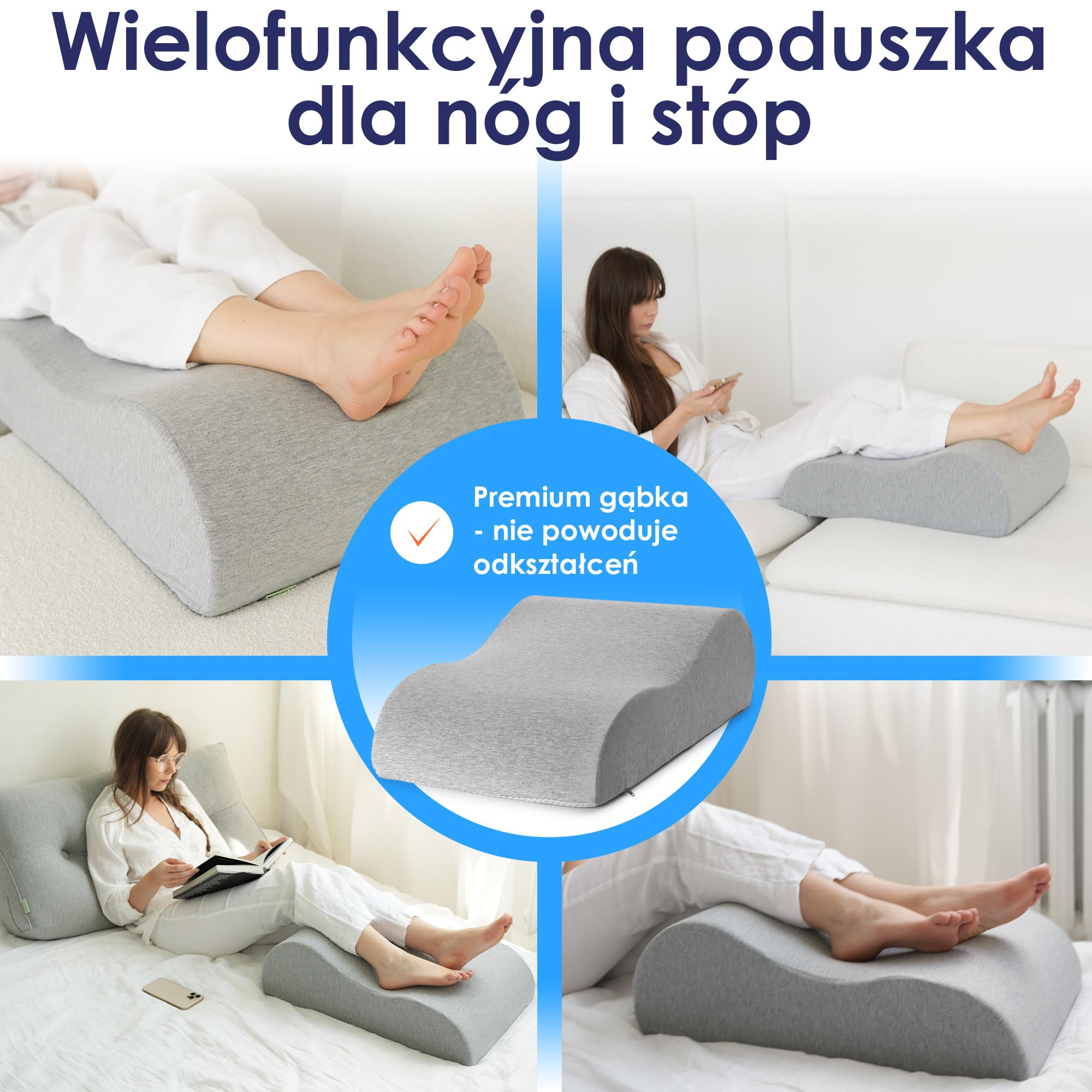 Poduszka Outdoor Na Krzesło Ogrodowe & Balkon - Gruba Pianka Memory 40x40 cm - Wygodna Antypoślizgowa Stabilna - Zestaw 2 lub 4 Sztuki do Wyboru - Jadalnia Kuchnia Salon Ogród Taras - OEKO-TEX