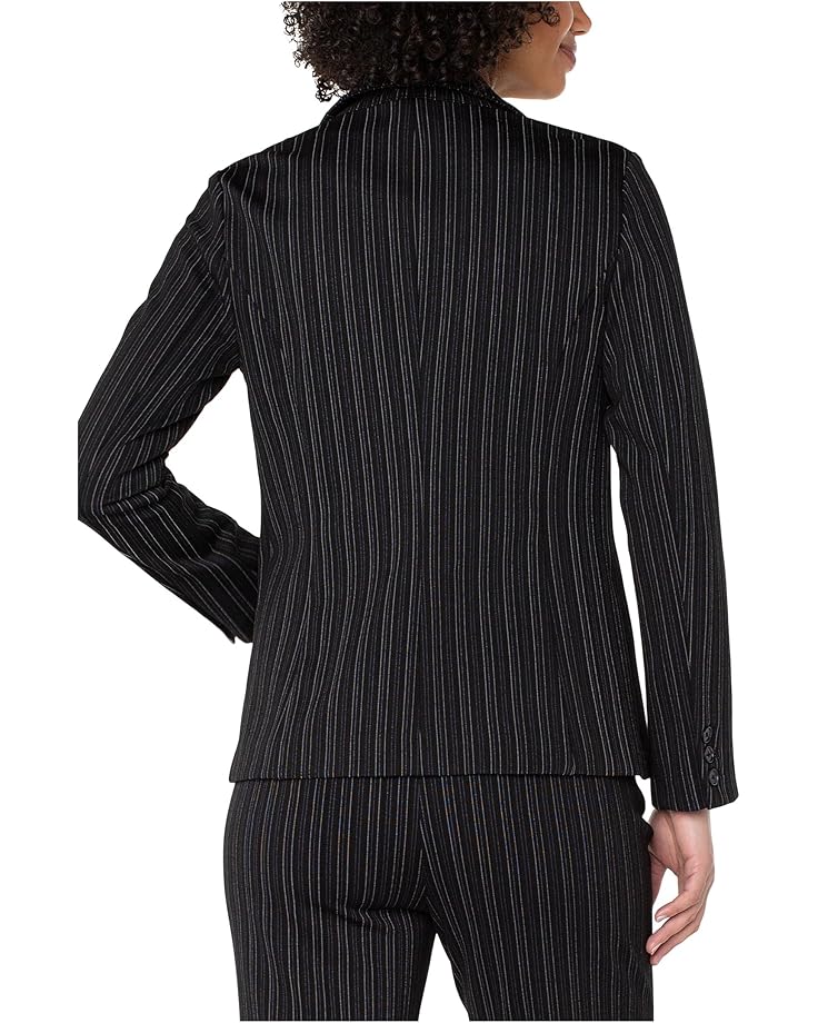 Liverpool Los Angeles Stripe Knit Jacquard Fitted Blazer - #2 of 3