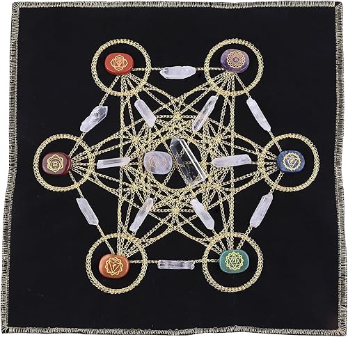 Miniatura 12 de Rockcloud Kit de meditación de tótem de piedra curativa para principiantes, adivinación, suministros de altar wicca, decoración del hogar, amatista