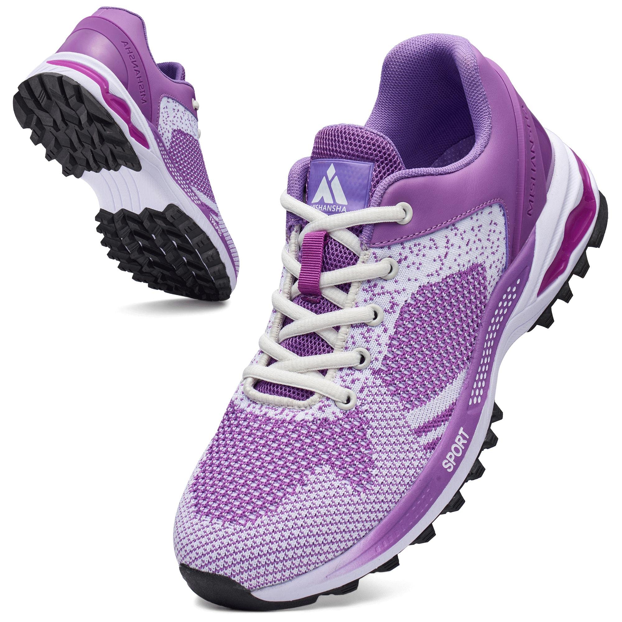 Mishansha Men Women Running Shoes Cushioned Lightweight Tennis Athletic