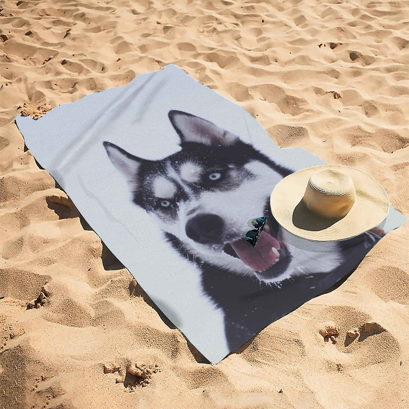 Helengili Serviette De Voyage Personnalisé Serviette De Plage Super Douce Pour Meilleur Ami Pour Vacances D'été (Microfibre, 75 X 150 Cm