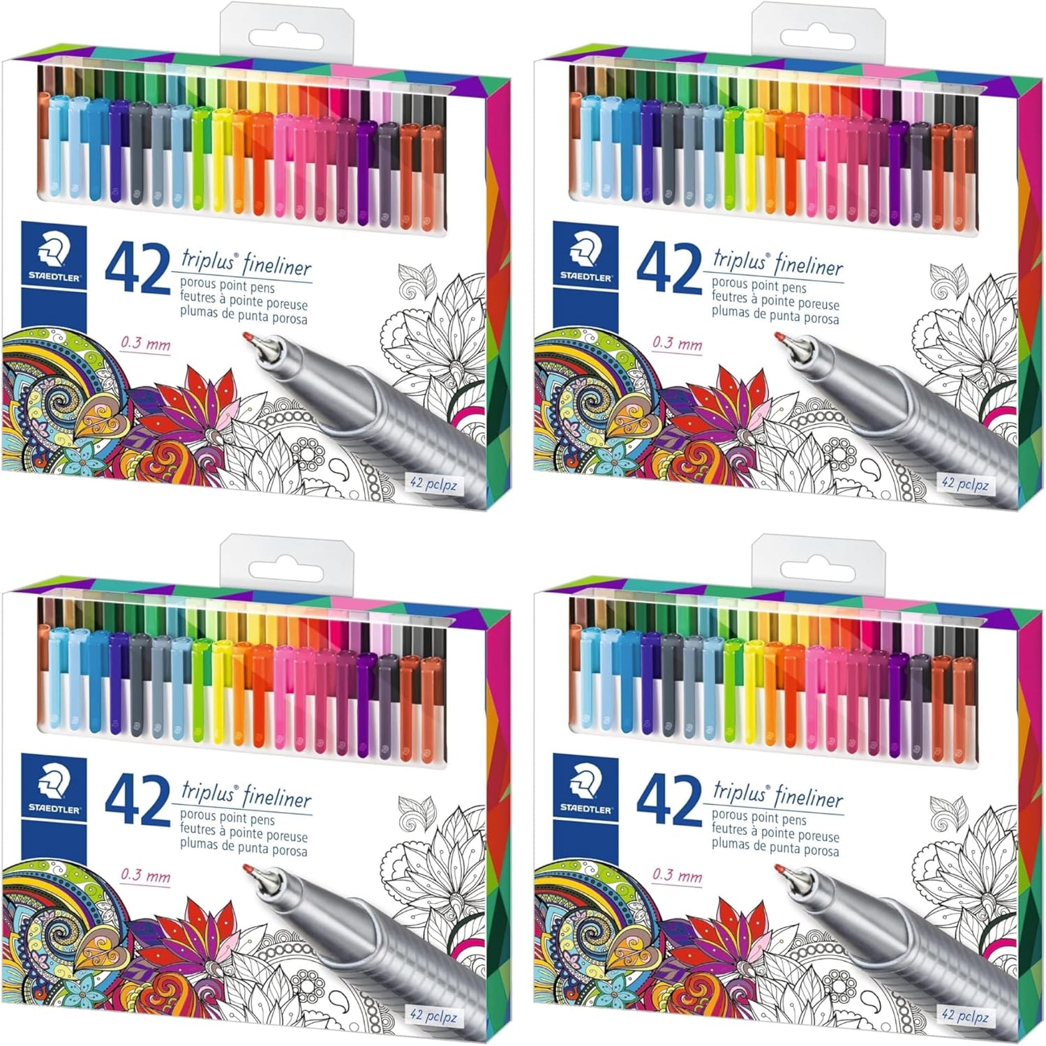42 Colors - 4 Pack