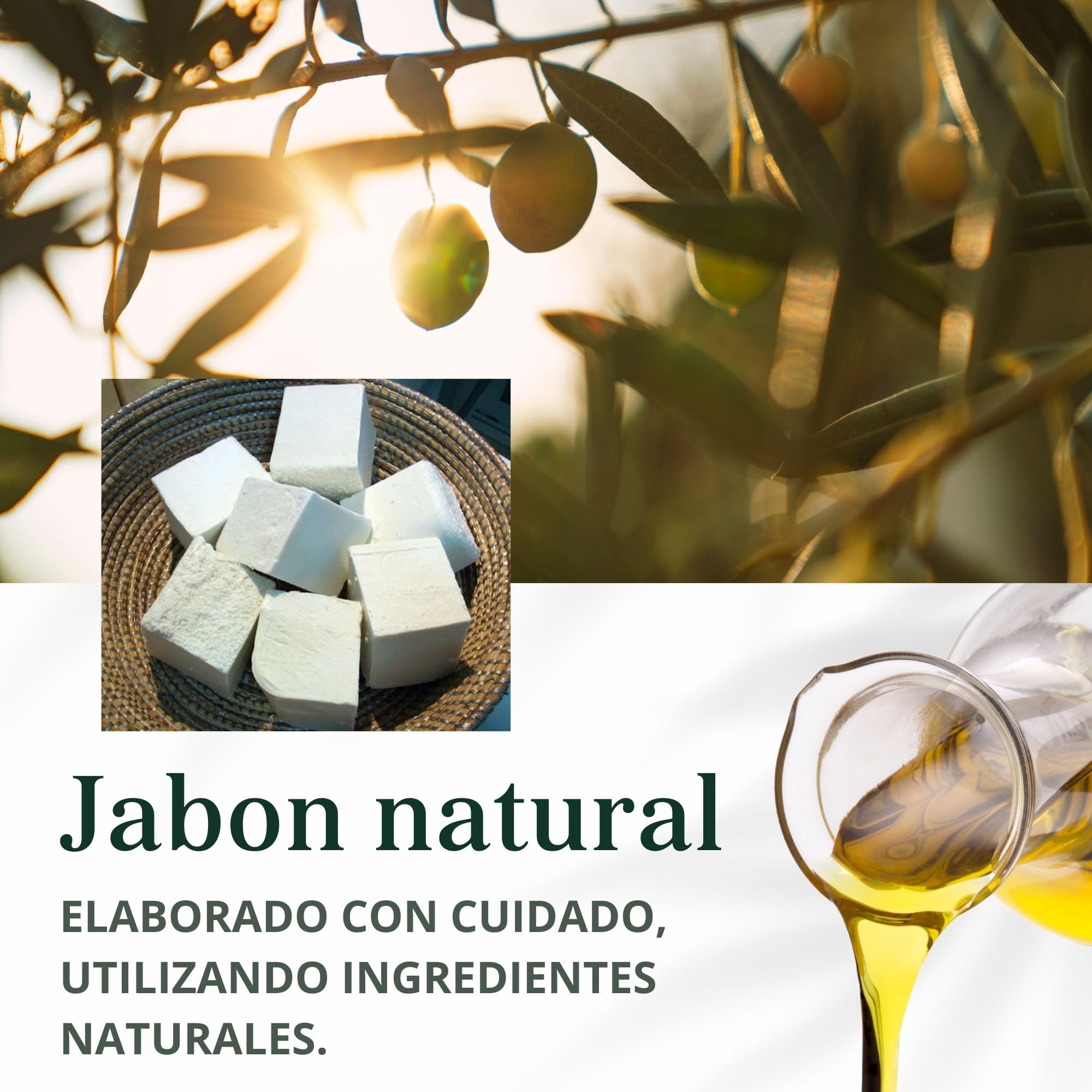 AUTÉNTICO JABÓN DE CASTILLA ECOLÓGICO Aceite de Oliva Limpiador Manos Corporal Pelo Gel limpiador Facial Cocina Ropa Jabón Coche 1000 ml Jabon Castilla Líquido