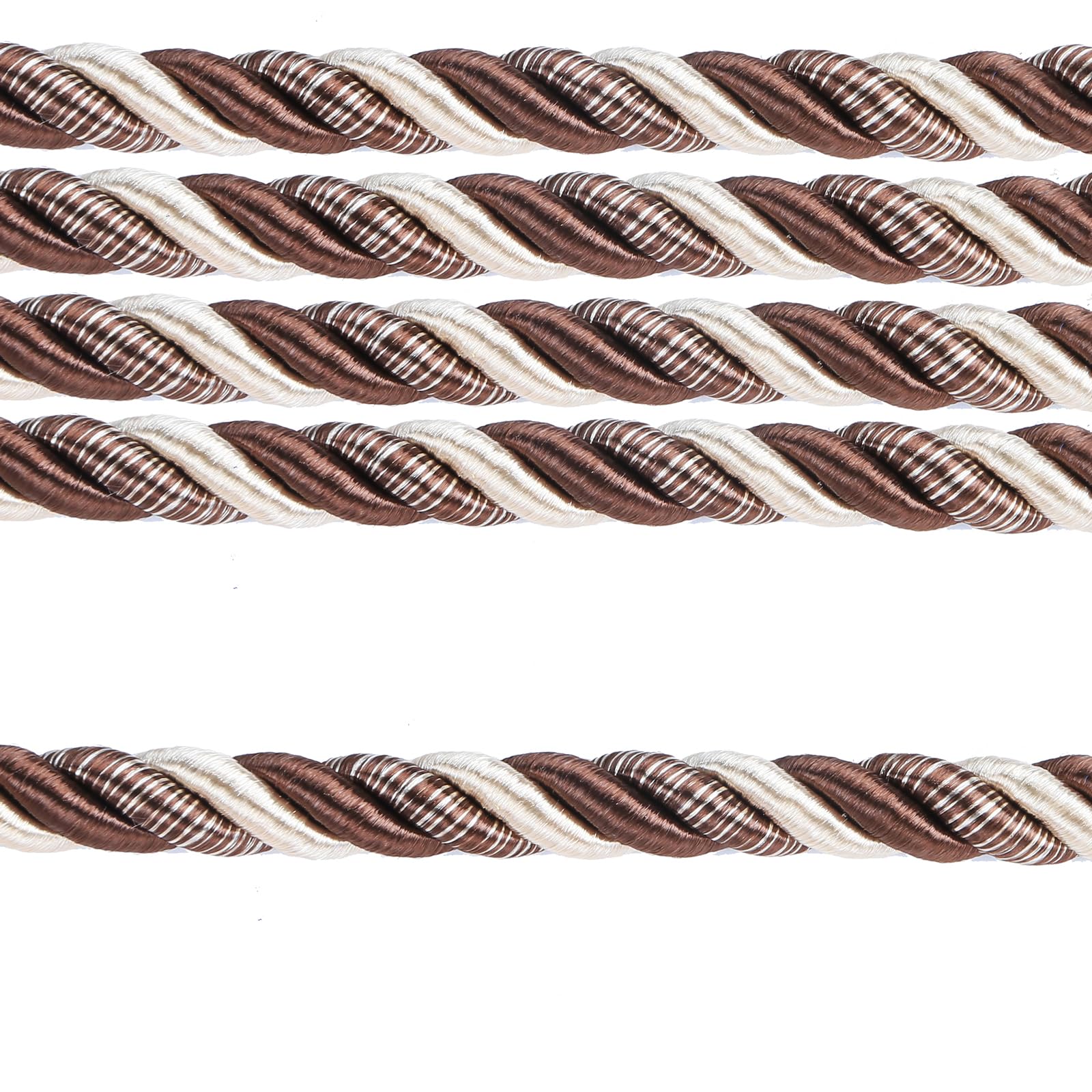 Corde torsadée en nylon café pour réparer canapé et finitions meubles