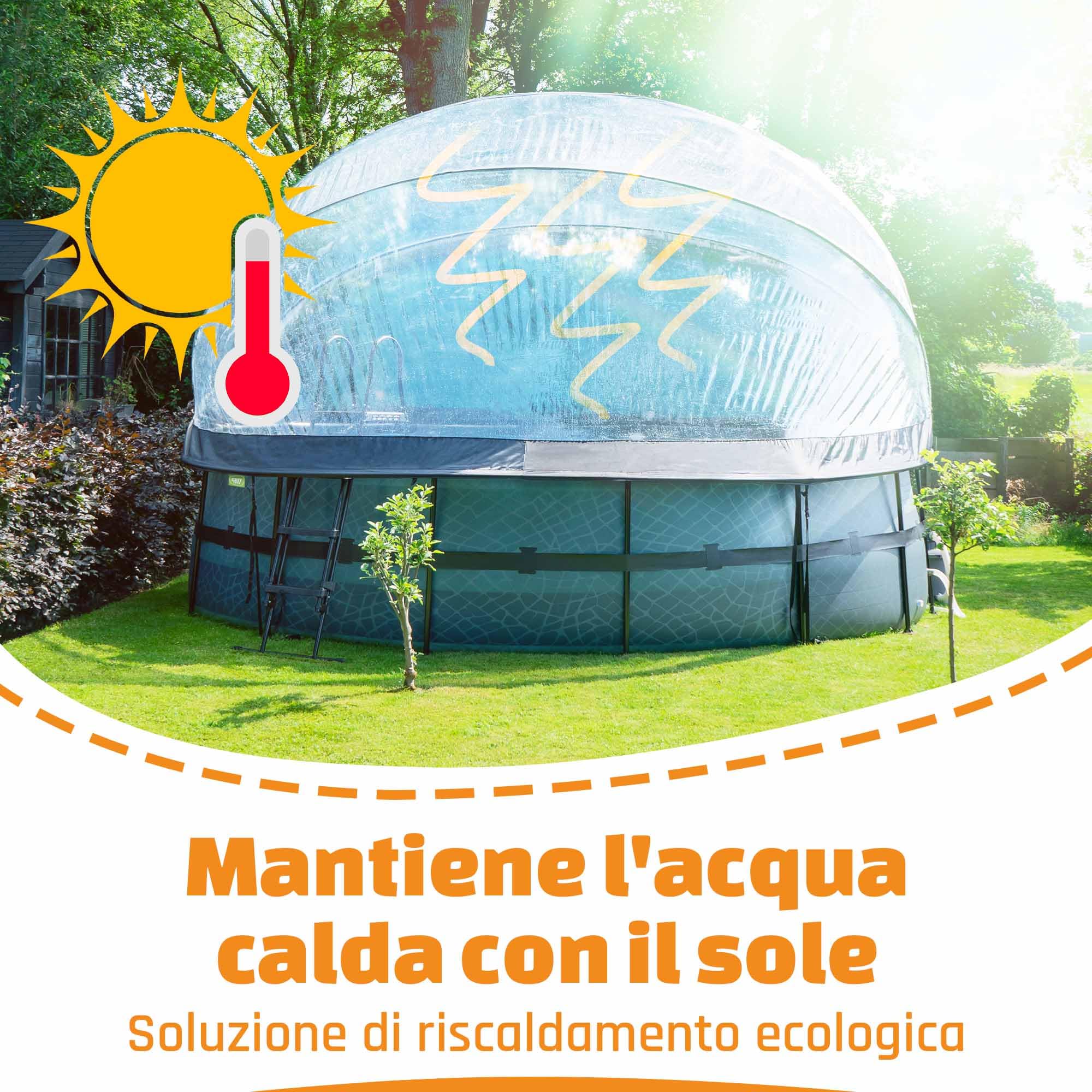 Copertura per piscina EXIT ECO ø244cm - universale | EXIT Toys