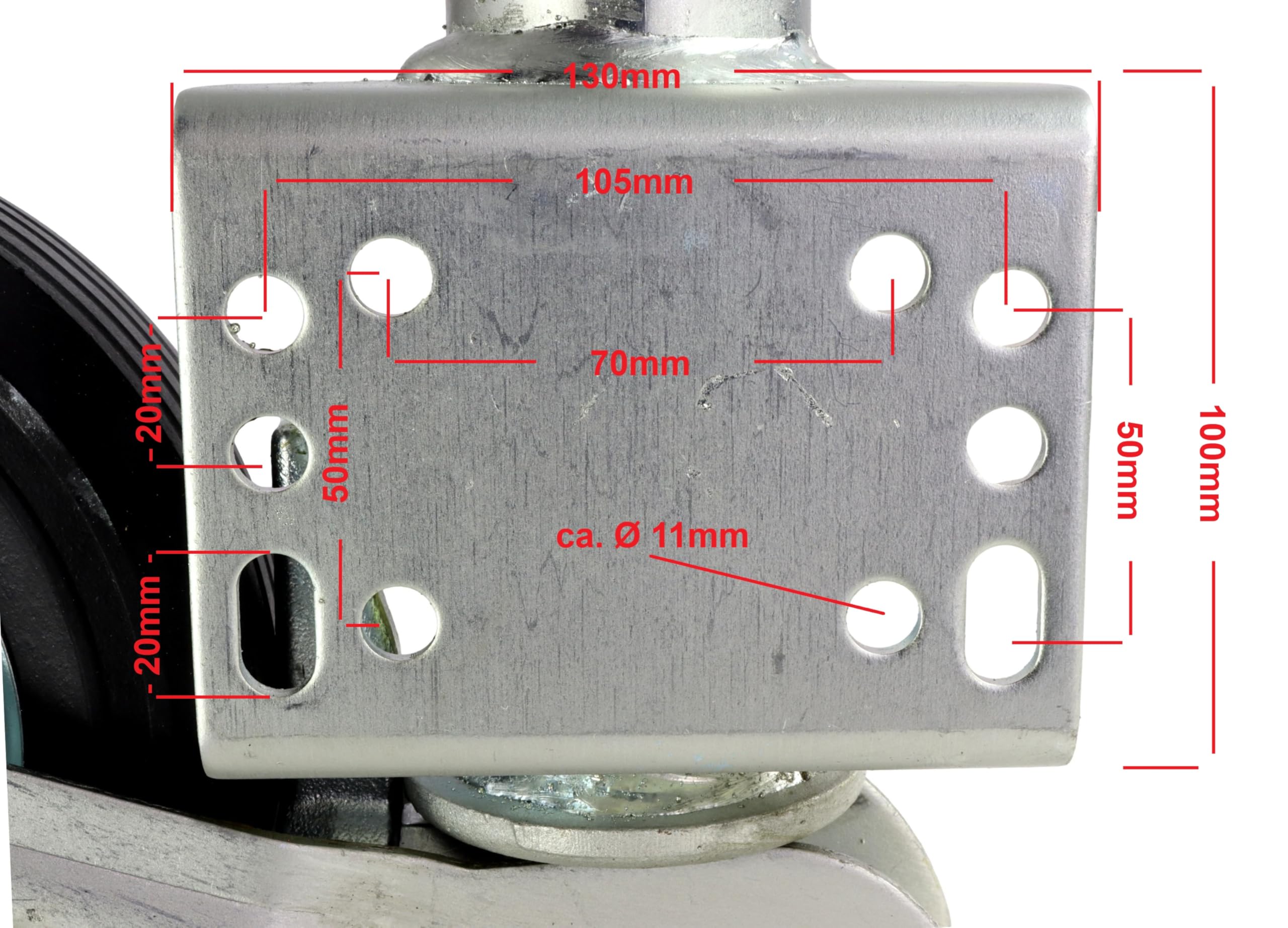 Set Di Supporti Regolabili In Acciaio Zincato Per Rimorchio Di Barche E Attrezzature Tekmaquinas 98773634 - Foto 6