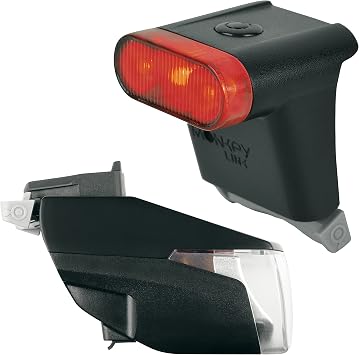 MonkeyLink Light 50 LUX Recharge - Kit Éclairage Vélo Avant/Arrière Magnétique StVZO - Fixation Intuitive Noire