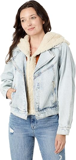 jean jacket with hood