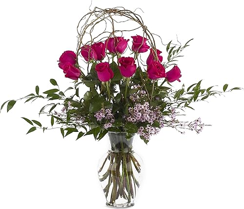 Miniatura 9 de Floral Supply Online Florero de jardín de primavera azul cobalto de 10 58 pulgadas folleto de guía de flores florero decorativo de vidrio para