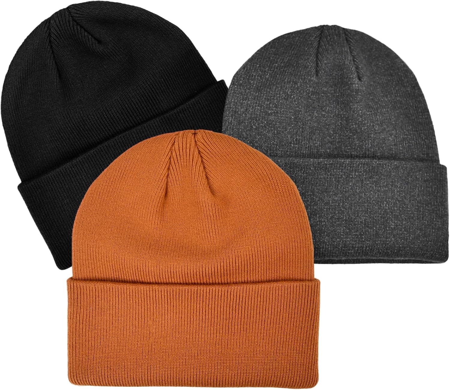 Rosoz Toddler Beanie Boys Girls Baby Knit Warm Beanies Kids Children Winter hat Caps