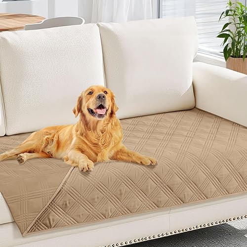 Miniatura 15 de hyha Manta impermeable para perro, manta reversible para mascotas, funda de sofá suave lavable para perros, funda impermeable para sofá para