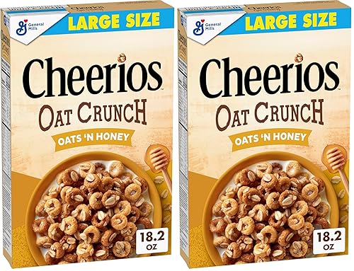 Vista 84 de Cheerios Cereal de desayuno sin gluten de avena integral, bolsa de 2.2 onzas (paquete de 5)