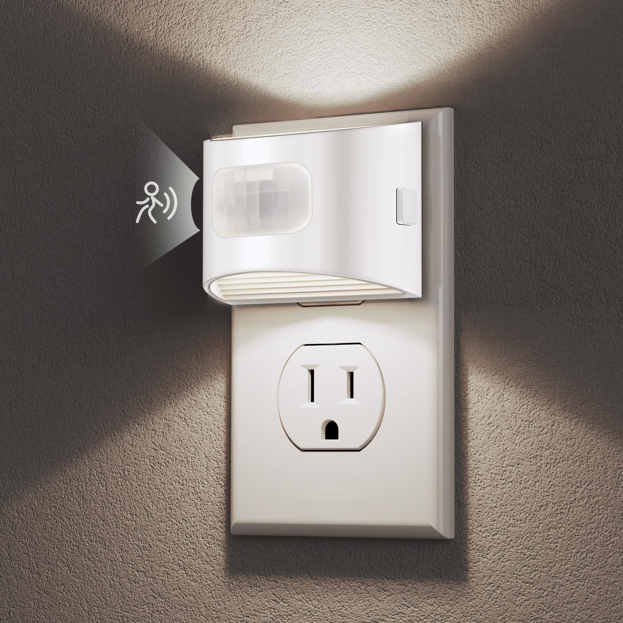 DORESshop Motion Sensor Night Light, Night Lights Plug into Wall, 5000K