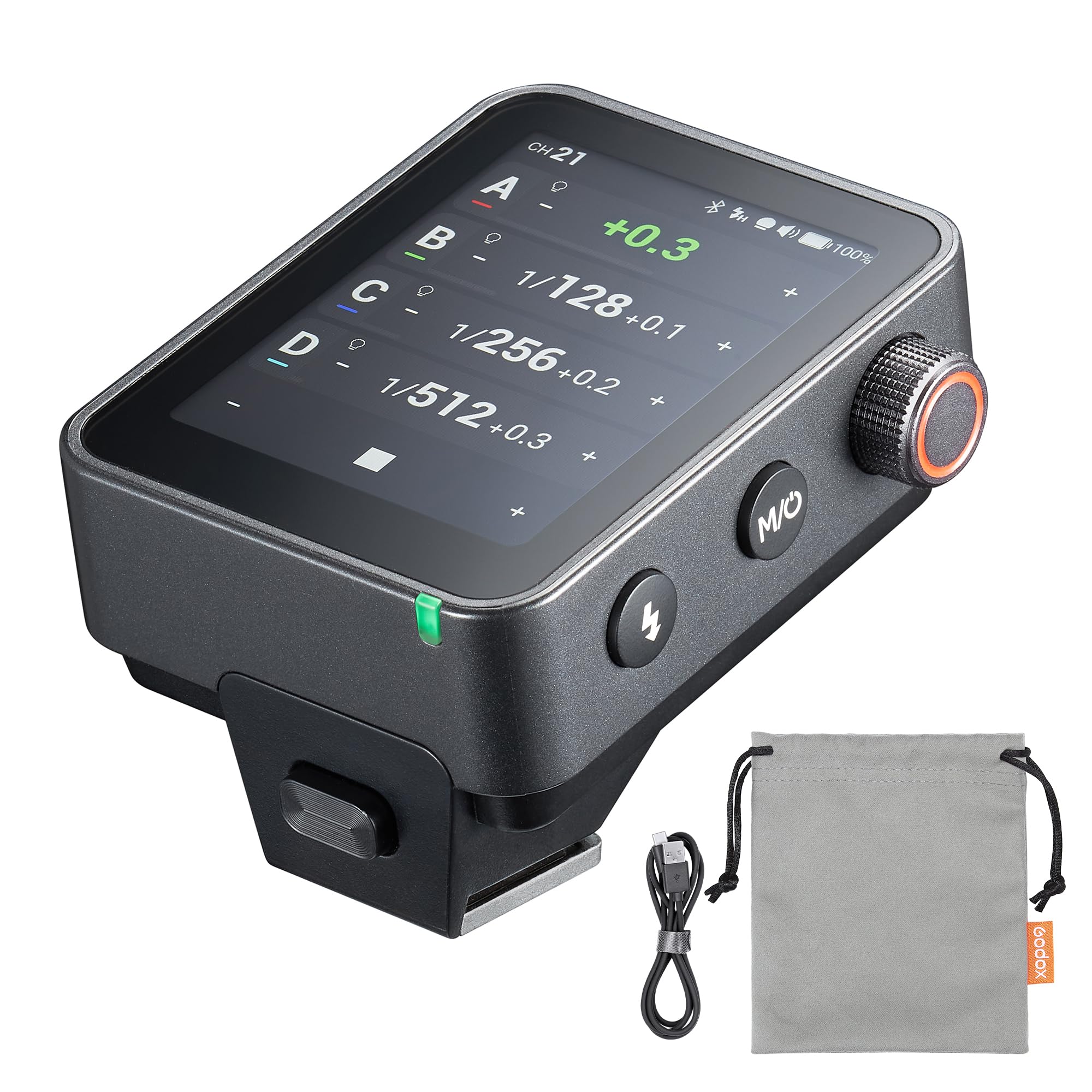 Godox X3 Pro X3Pro-F TTL Wireless Flash Trigger for Fujifilm, Support 1/8000s High Speed Sync, 2.4G Wireless Remote, 2.4 inch Touch Screen OLED Display, Smart APP Control
