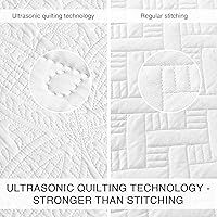 Vista 24 de Love's cabin - Juego de edredón tamaño King, color marrón, colcha de verano, microfibra ligera, estilo moderno de monedas, para todas