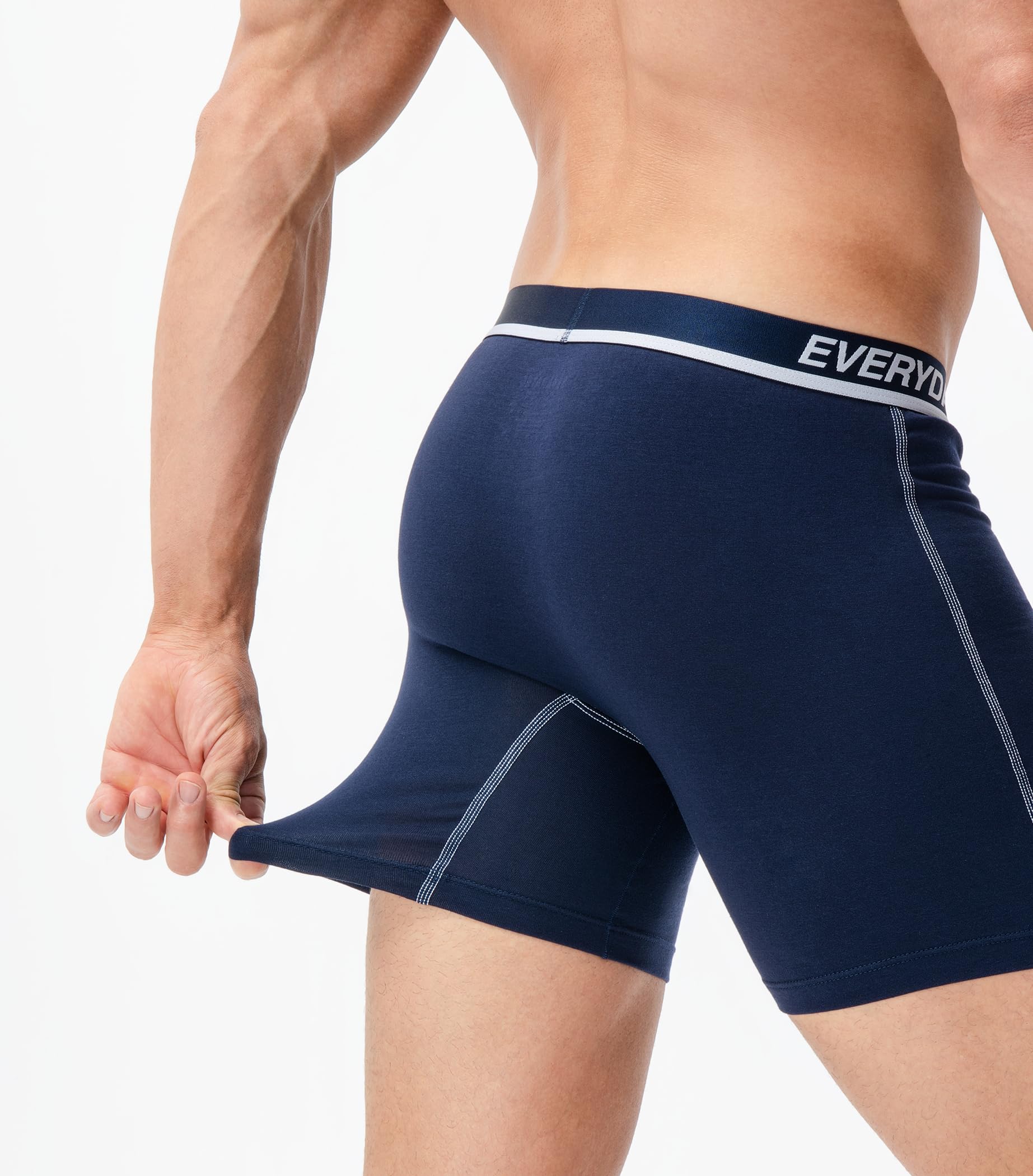 Separatec Pacco da 7 Boxer da Uomo Multicolori Traspiranti Morbido Cotone Intimo Uomo con Doppia Custodia di Sostegno