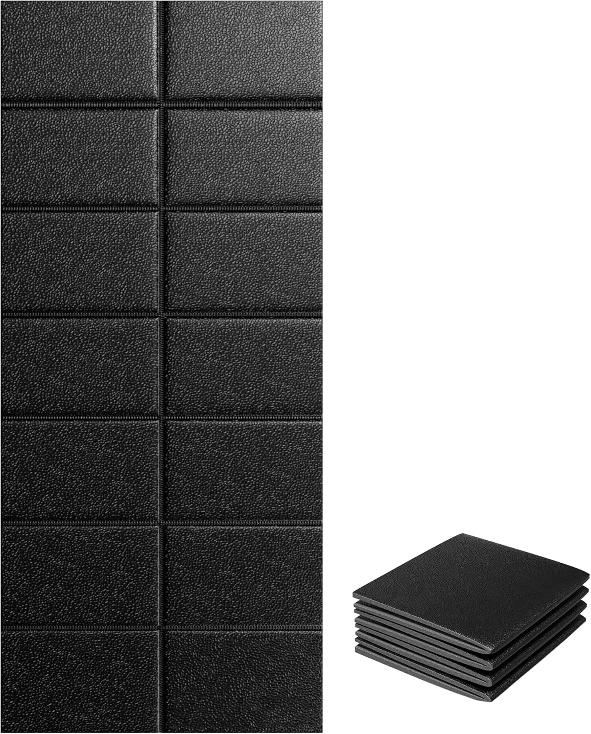 55x23.6" Foldable Walking Pad Mat for Carpet & Hardwood - Non-Slip 1/4" Thick PVC Treadmill Floor Protector for Bike, Elliptical, Home Gym