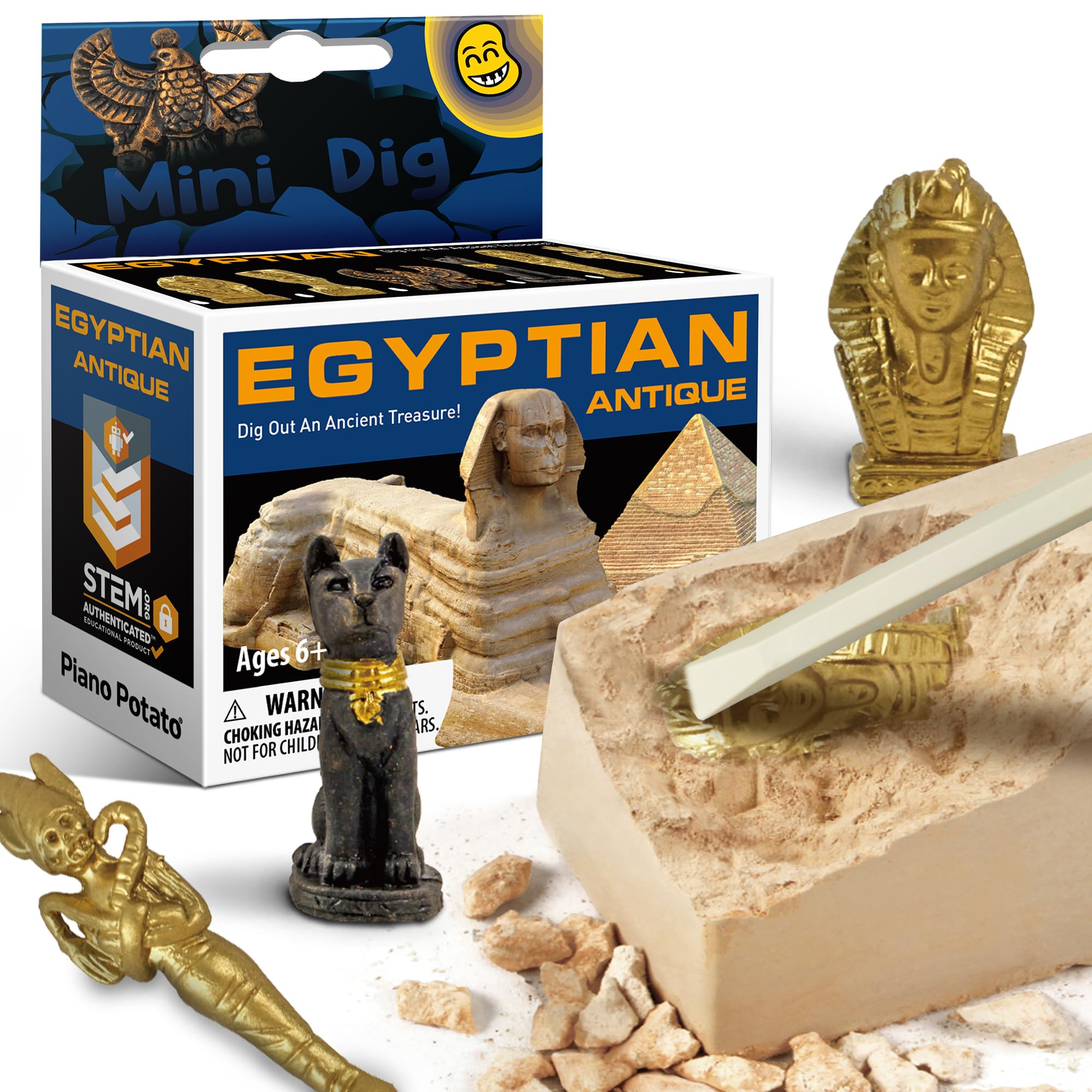 Amazon.com: Egyptian Mummy Dig Kit - Ancient Egypt Excavation Set
