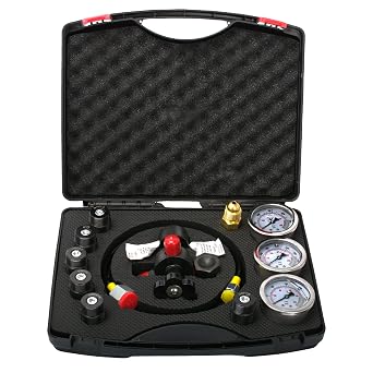 Hydraulic Nitrogen Accumulator Charging Kit, Nitrogen Shock Fill Pressure Test Set