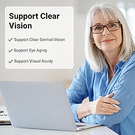 UpNourish AREDS 2 Eye Vitamins for Seniors - Lutein Eye Health Supplement for Adults - Computer Eye Strain Relief, Ocular Health and Dry Eye Support - Vision & Eye Supplements for Women and Men