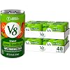 V8 Low Sodium Original 100% Vegetable Juice, Vegetable Blend with Tomato Juice, 5.5 FL OZ Can 8 Packs of 6