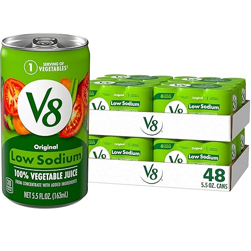 Miniatura 24 de V8 - 100% jugo vegetal, original, bajo en sodio