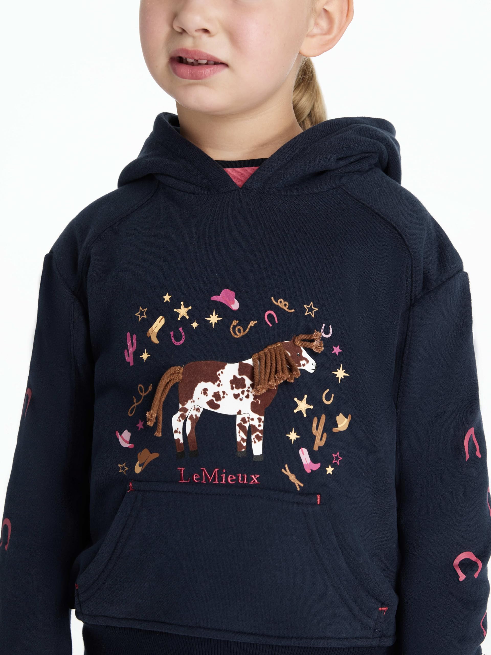 LeMieux Mini Romi - Felpa con cappuccio per bambini, colore: Blu navy