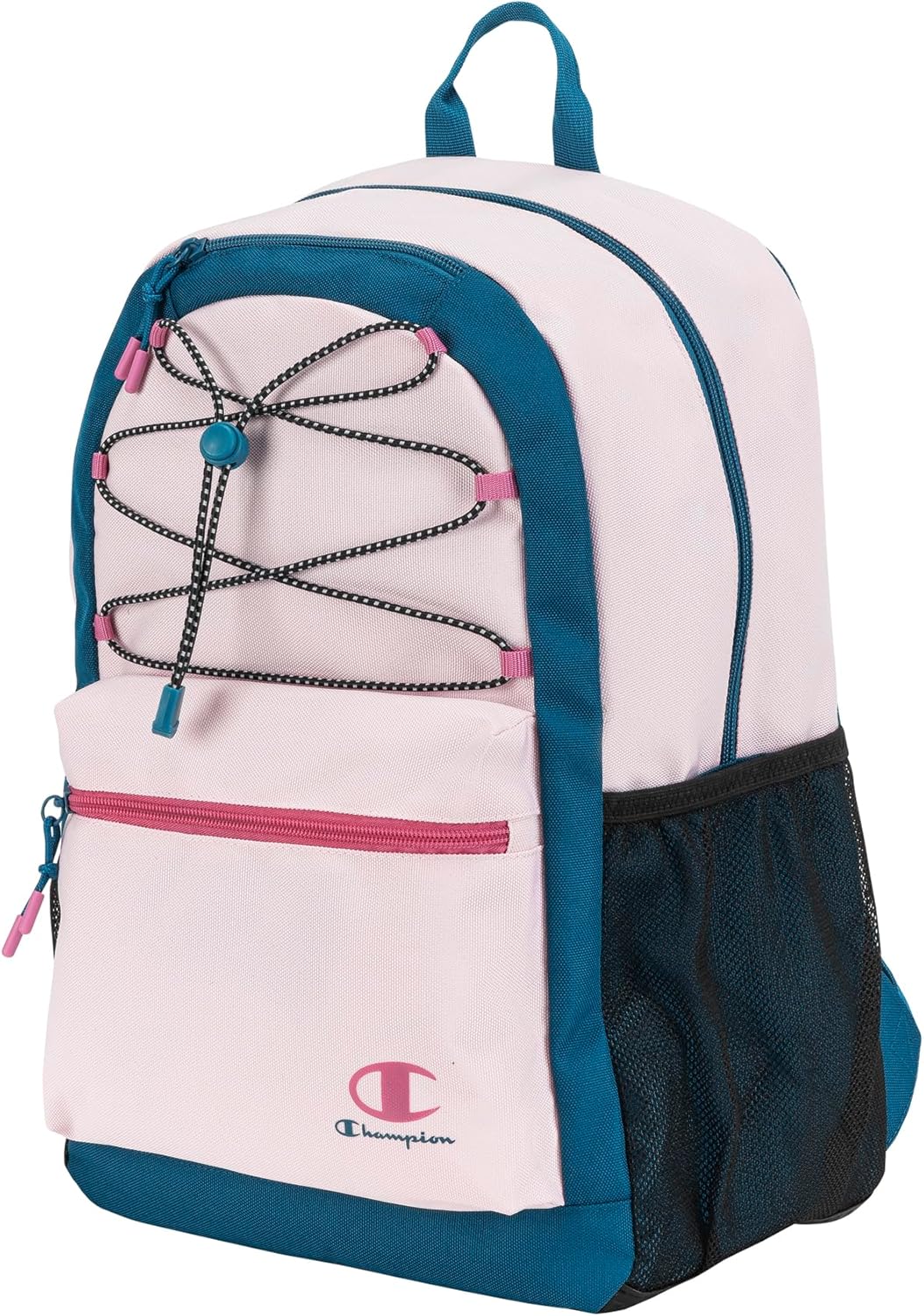 Champion Bungee Backpack, Pink/Blue, OS - Image 2