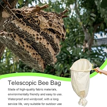 Amazon | 蜂捕獲用蜂ネット 蜂の巣検査用蜂ネット B ロック可能