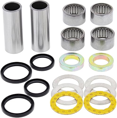 All Balls Racing 28-1202 Kit de rodamientos de brazo oscilante compatible con/repuesto para Yamaha WR250F 2015-19, YZ250F 2014-19, YZ250FX 2015-19,