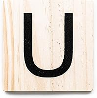 Vista 8 de Stiles Letras en Azulejos, Decoración de Pared, Letras de Crucigrama de Madera para Sala de Estar, Comedor, Cocina o Dormitorio, Letreros Familiares